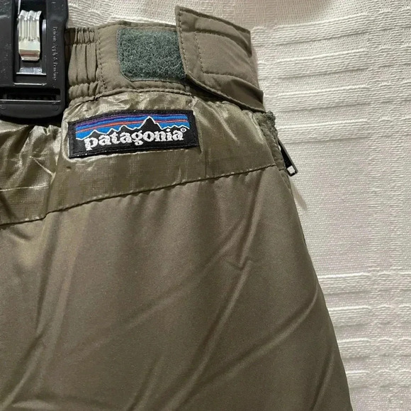 Patagonia micro puff army green pants full leg zip - Picture 2 of 9